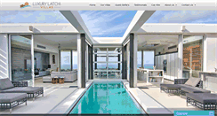 Desktop Screenshot of luxurylatchivillas.com